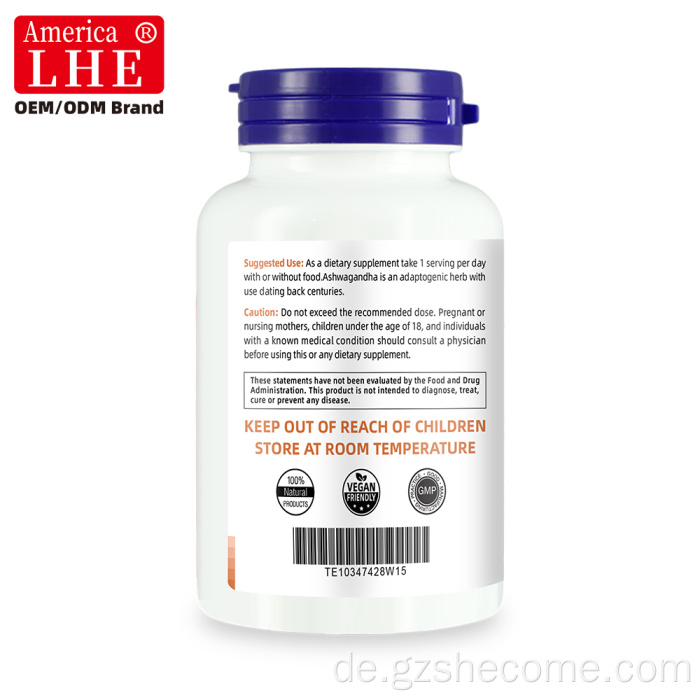 Bio-Shecome-Ashwagandha-Extrakt, 500 mg Nahrungsergänzungsmittel